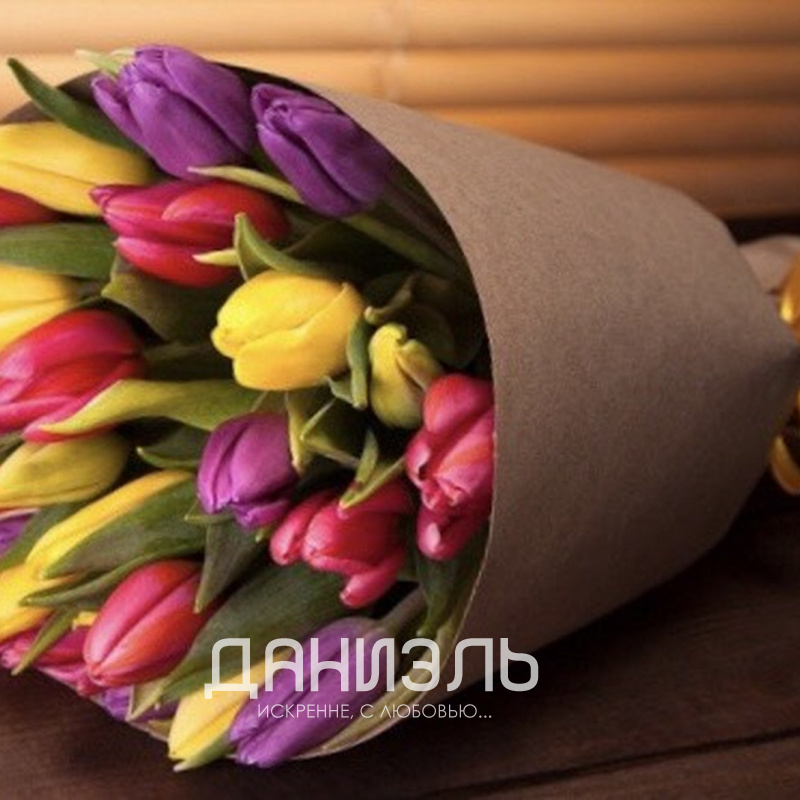 Монобукет тюльпанов «Сладость»