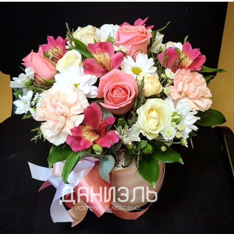 Коробка цветов «Вернисаж»