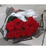 Букет из 17 красных роз «Модерн»