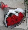 Букет из 17 красных роз «Модерн» 1