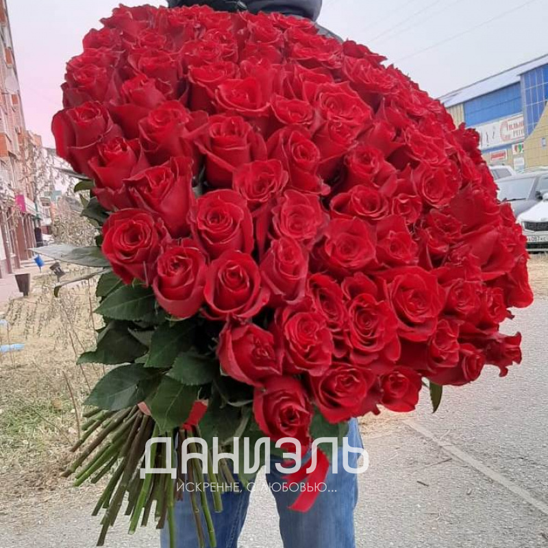 Букет «101 Красная роза»