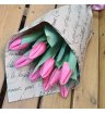 Букет розовых тюльпанов «Шёпот весны»