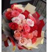 Букет разноцветных роз «Огонек»