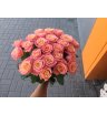 25 роз «Персик»