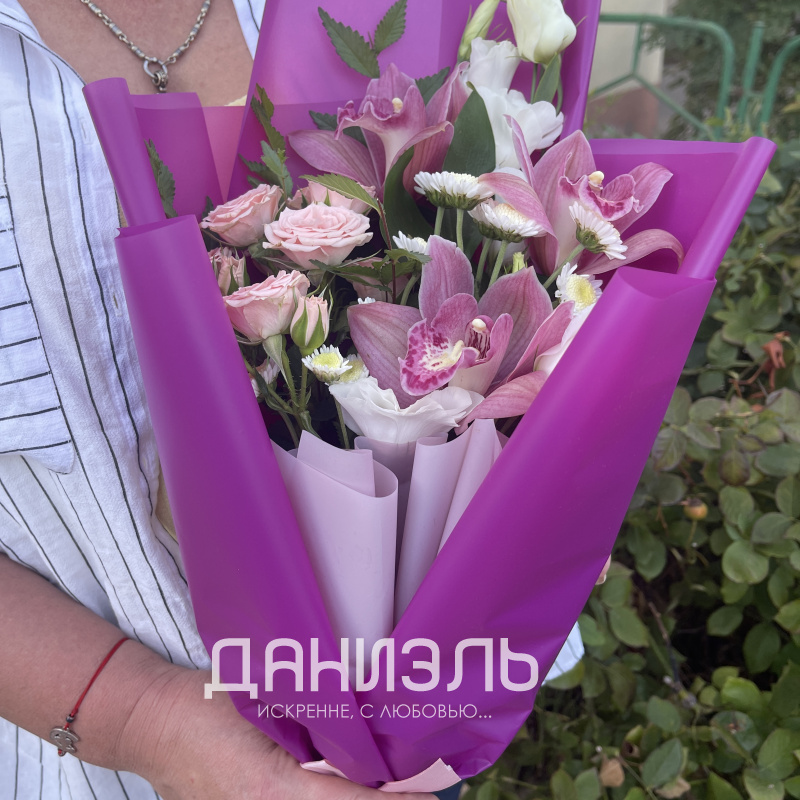 Букет с орхидеями «Иноземка» 1